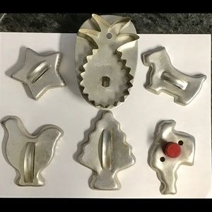 Vintage 6 pc. Cookie Cutter Set Bakeware